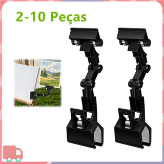 Dobrador ajustável, dobrador dobro-dirigido rotatable do papel de cópia, suporte das fontes do artista, preto 2-10 peças