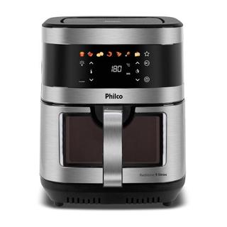 Air Fryer Philco 9L Visor Glass Painel Digital PAF90C