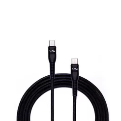 Cabo USB-C para USB-C nylon Preto 2m 60W C12P Lity
