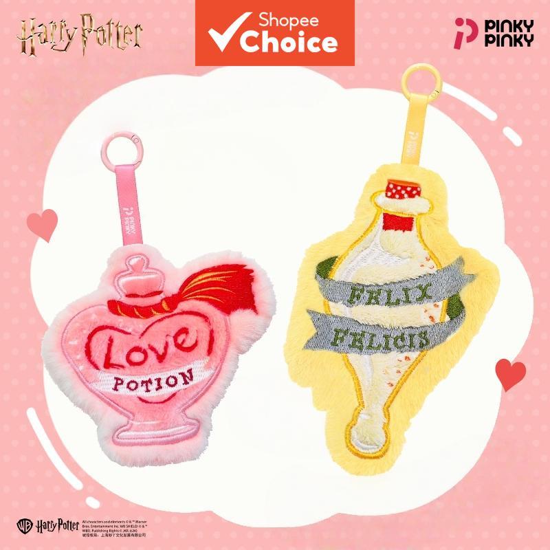 Charme de Pelúcia Oficial Harry Potter com Porta-moedas Fofo com Zíper, Chaveiro para Presente de Aniversário de Natal