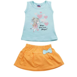 Conjunto Bebê Kiko E Kika Blusa Estampa Magic