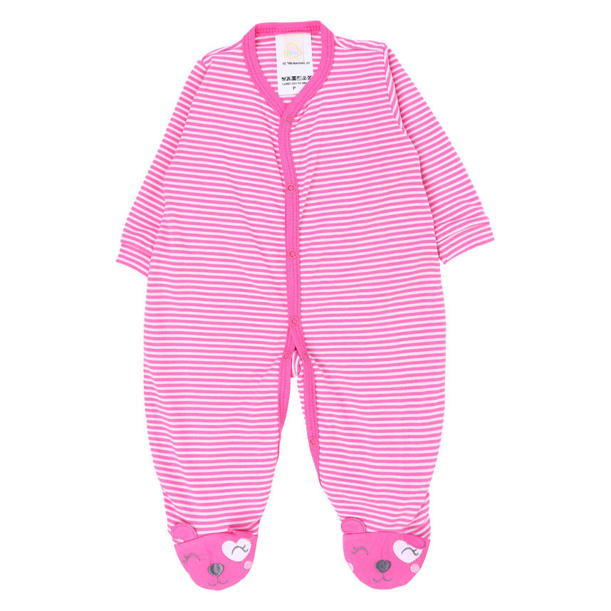 Macacão Bebê Longo Din Don Com Pezinho Dog em Oferta na Shopee