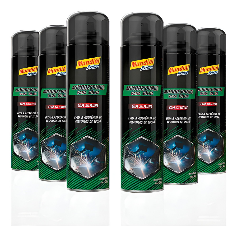 6 Unid Antirrespingo Spray P/ Solda Com Silicone 400ml 280g em Oferta na Shopee