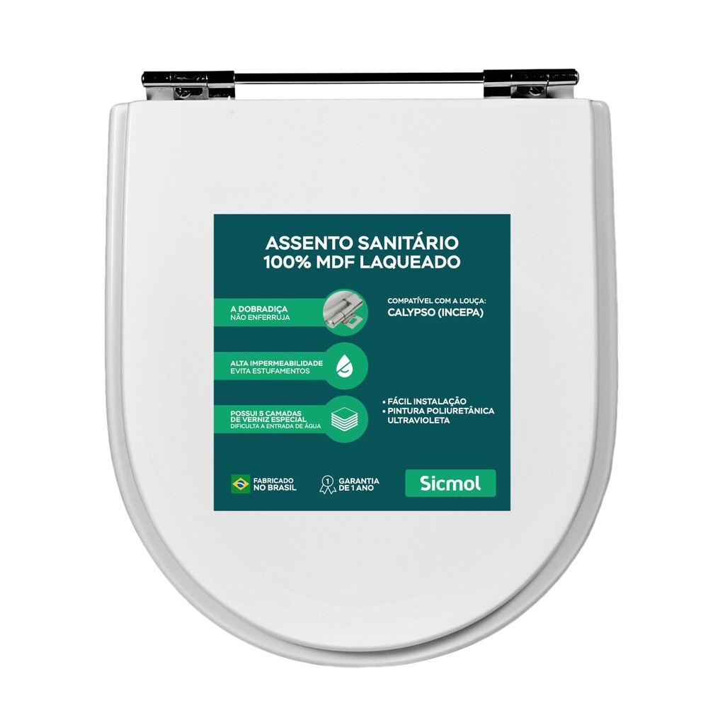 Assento de Vaso Sanitário Incepa Calypso: Onde Comprar | BuscaProdutos
