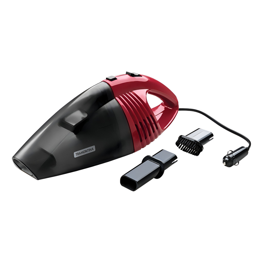 Aspirador Portátil Para Carro 12v 60w - Tramontina Cor Vinho