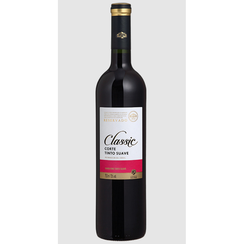VINHO TINTO SUAVE SALTON CLASSIC CORTE 750ML