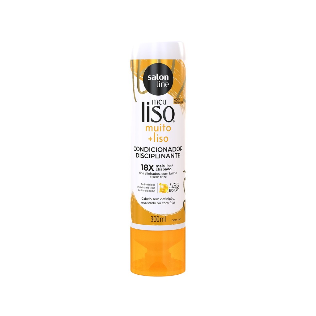 Condicionador Meu Liso Muito + Liso Salon Line 300ml em Oferta na Shopee