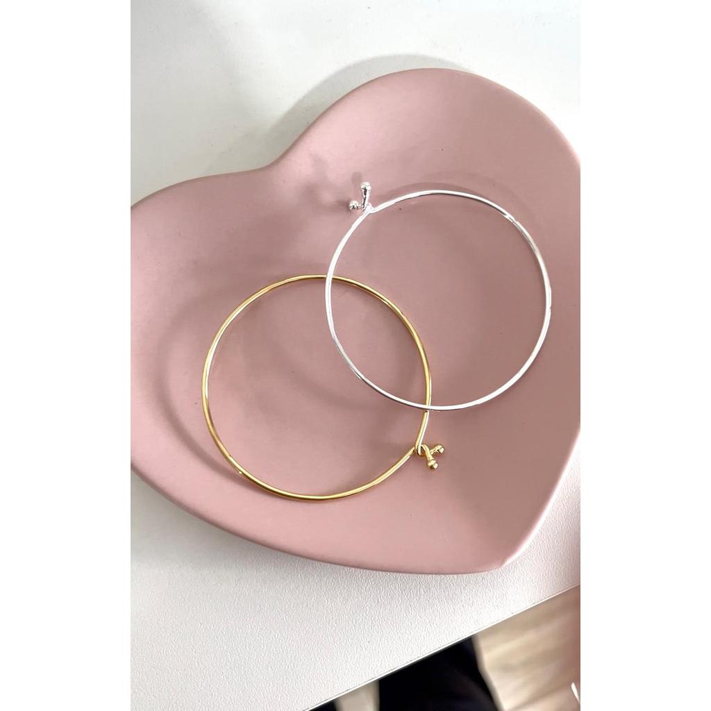 Pulseiras semi joia prata 925 e ouro 18kl para berloques personalize do seu jeito