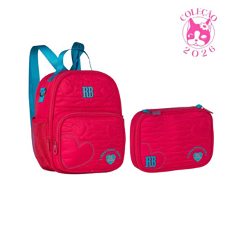 Kit Lancheira 2 em 1 e Estojo Rebecca Bonbon Heart Beats Kit:Rosa em Oferta na Shopee