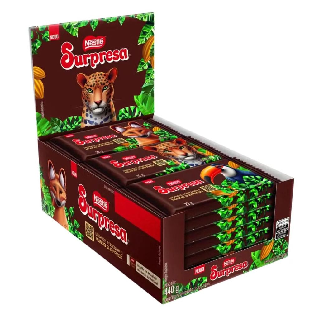 Chocolate Surpresa Nestlé c/ 22 Und em Oferta na Shopee