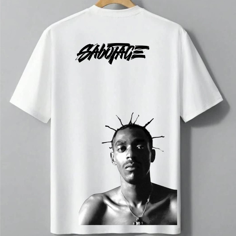 Camisa Sabotagem Rapper Camiseta Legado Grafites Blusa Sabotagem  Rap Nacional T-Shirt 100% algodão
