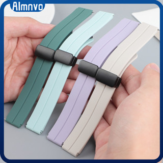 Pulseira Strap De 18mm Magnético Silicone Para Relógio Smartwatch Huawei Watch GT 6 5 4 41mm/Garmin Venu 3/ 2S /Fossil em Oferta na Shopee