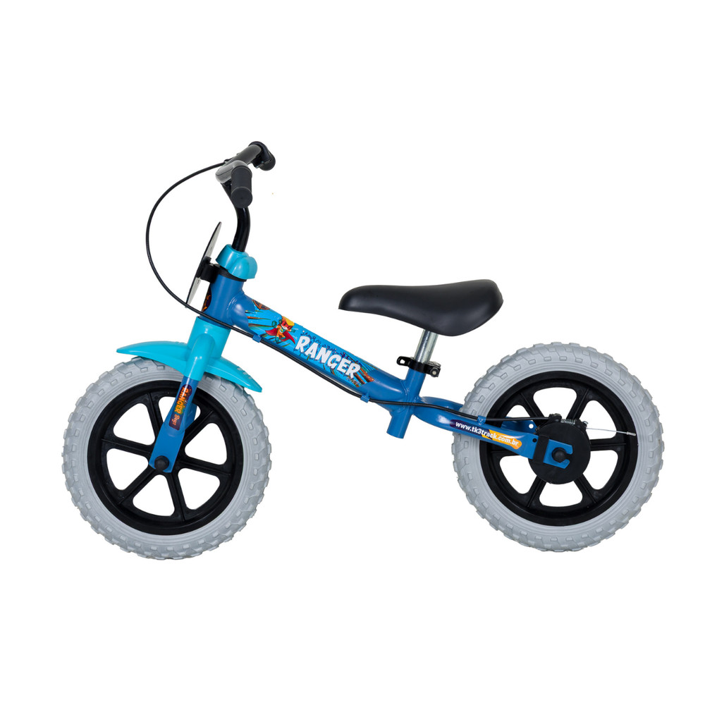 Bicicleta Infantil Aro 12 Balance Bike Ranger TK3 Track Azul/Preto
