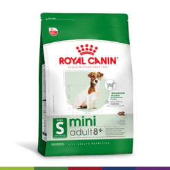 Ração Seca Mini Adult 8+ para Cães Adultos de Porte Pequeno com 8 Anos ou mais - 7,5 Kg Royal Canin