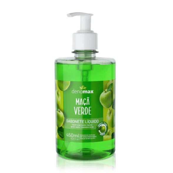 Sabonete 450ml Maça Verde Denomax em Oferta na Shopee