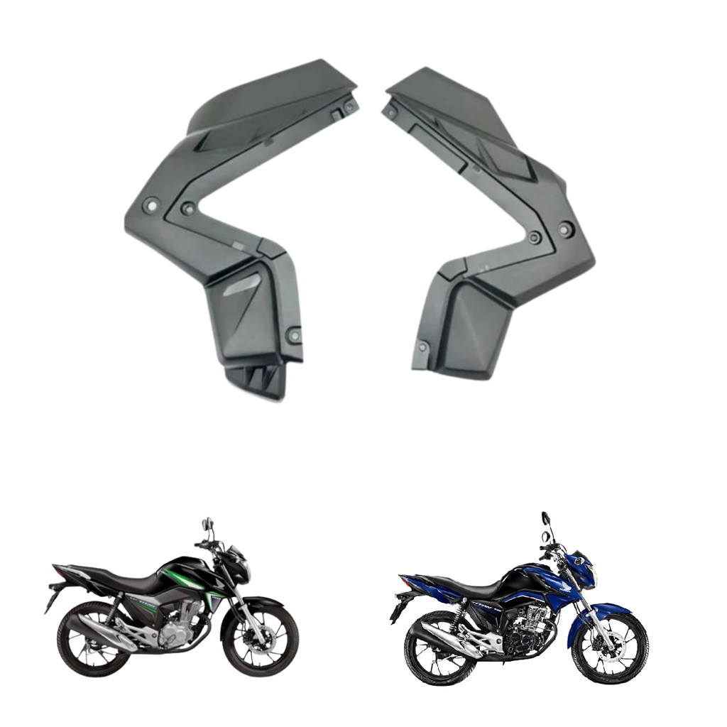 Complemento Tampa Lateral Titan 160 2016 / 2024 Novo (par)
