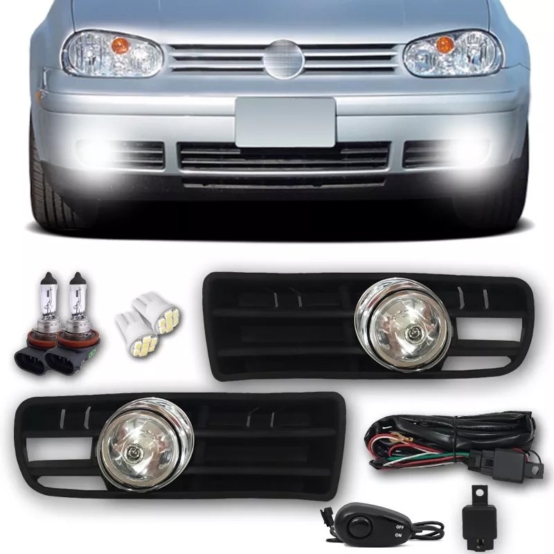 Kit Farol De Milha Golf Sapão 99 2000 2001 2002 2003 2004 2005
