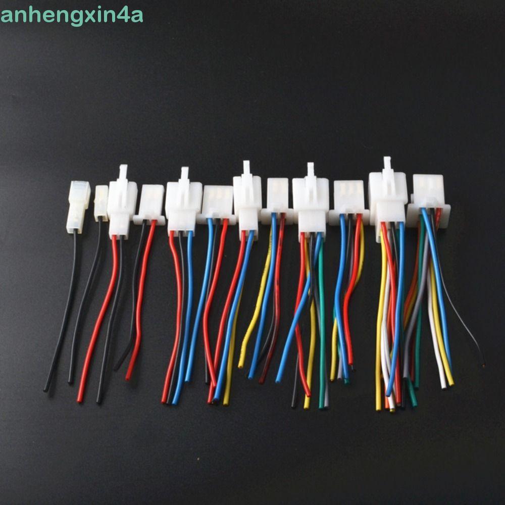 ANHENGXIN Fio Elétrico Automotivo Masculino Feminino Motocicleta Ebike 1 Conjunto De Cabo Terminal De Encaixe De Linha