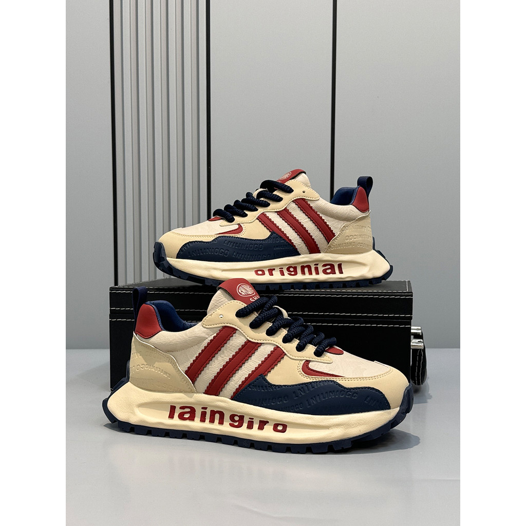 Sapatos masculinos 2026 novo estilo Super quente papai sapatos de aumento interno sapatos masculinos verão respirável de
