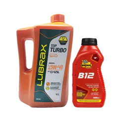 KIT GALÃO DE ÓLEO 15W40 4 LITROS + BARDAHL B12 500ML
