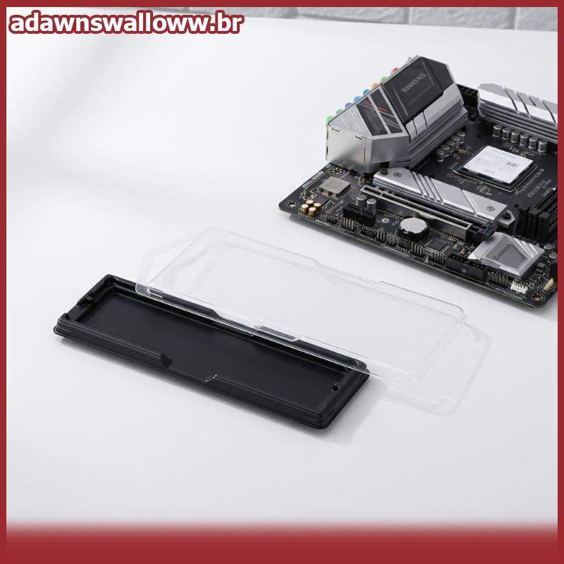 ADAWN 10 Pcs SO DIMM DDR DDR3 DDR4 DDR5 Módulo De Memória Caixa Protetora Caso CPU Paaging Plástico De Proteção De Chip 