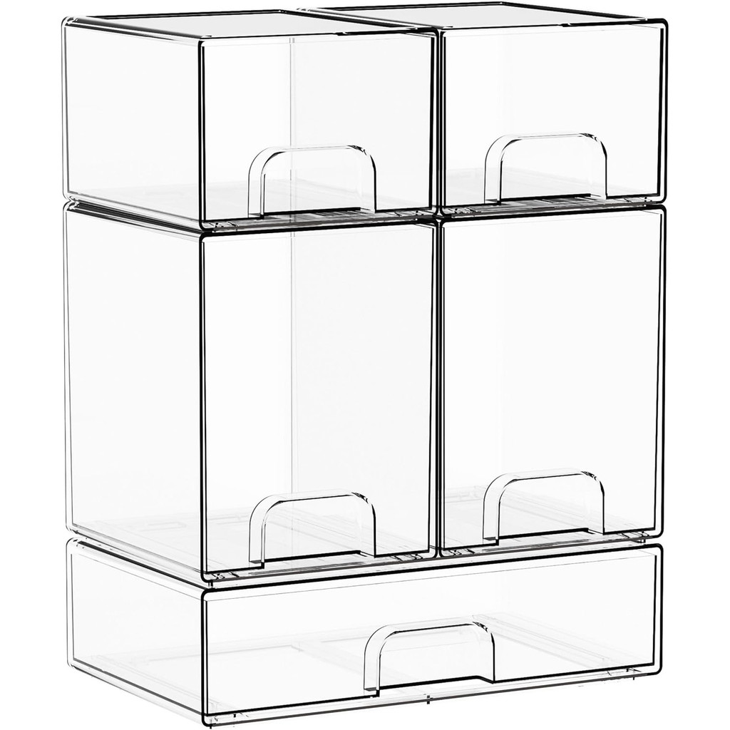 Transparente transparente Anti-poeira caixa de armazenamento de garrafa de bebê armazenamento de cosméticos organizar ra