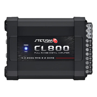 Modulo Amplificador Cl800.4 Stetsom 800w 4 CROSSOVER and LEVEL amplificação modo ESTÉREO ou BRIDGE COMBAT 800