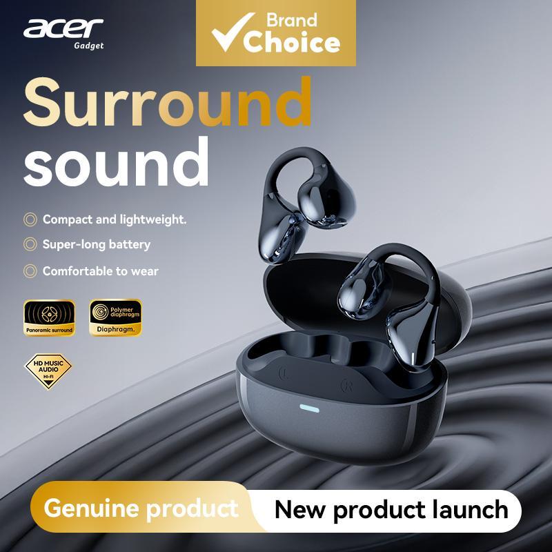 Acer OHR629 Fones De Ouvido Tipo C Com Microfone Sem Fio Bluetooth Carregamento Rápido De 1 Hora Design De Uso Intra-Aur