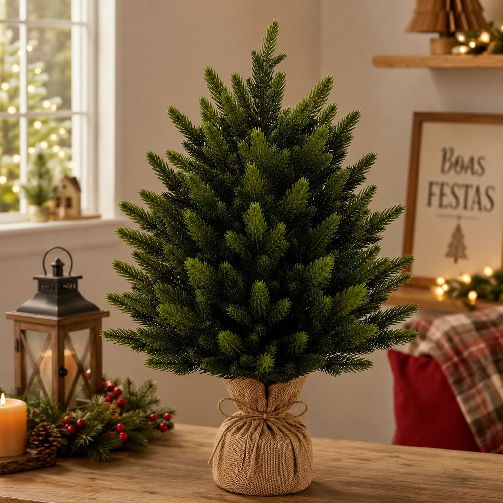 Árvore de natal Mônaco Premium 60cm 63 galhos 24123 - Vencedor
