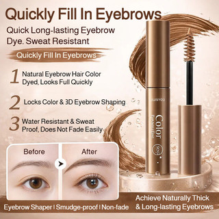 [Para Sobrancelhas Perfeitas] Instant 3D Volume/Brow Gel/Resistente/Impermeável/Longa Duração/Sobrancelhas