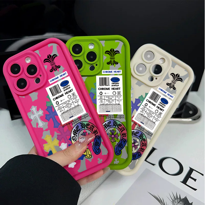 Capinha Capa de IMD cruz de tendência Para SAMSUNG A03  A04 A04E A05 A05S A06 A07 A10 A10S A11 A12 A13 4G produto 