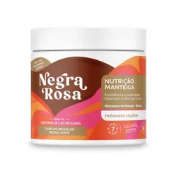 Máscara Capilar Negra Rosa Nutrição Manteiga 500g