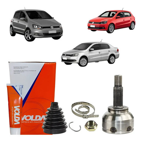 junta Homocinetica vw Fox Gol Voyage 1.0 8v 2008 2009 2010 20111 2012 2013 2014 2015 2016 2017 2018 2019 2020 G5 G6 G7