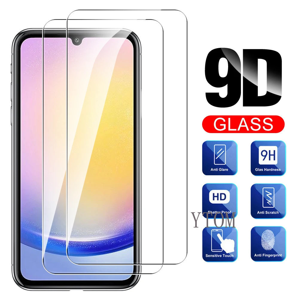 3 Pcs Vidro Cheio Para Samsung Galaxy A57 A37 A27 A26 A25 A24 A23 A22 A17 A16 A15 A13 A14 A12 A11 A33 A35 A32 A51 A31 A5