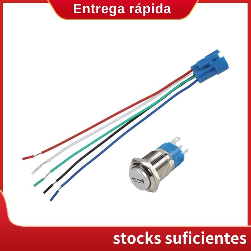 Interruptor De Botão De Buzina Marinha 16MM 12V Pressão De Ar De Metal À Prova D'água Para Barco De Trem Automático