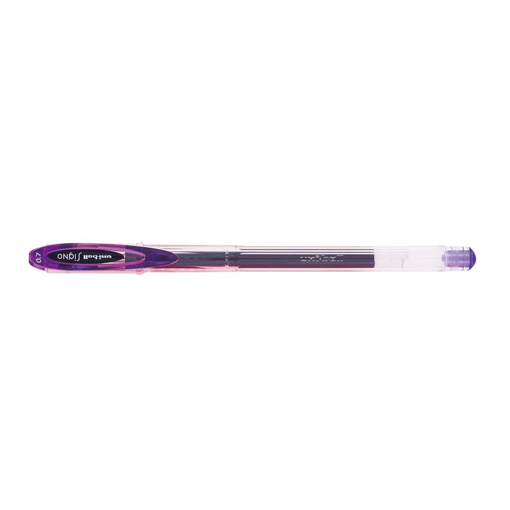 Caneta gel Signo 0.7mm UM-120 Violeta Uni-Ball · foto 2