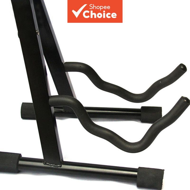 Suporte de guitarra de pedestal de ferro, acessórios para instrumentos de baixo elétrico, suporte de guitarra
