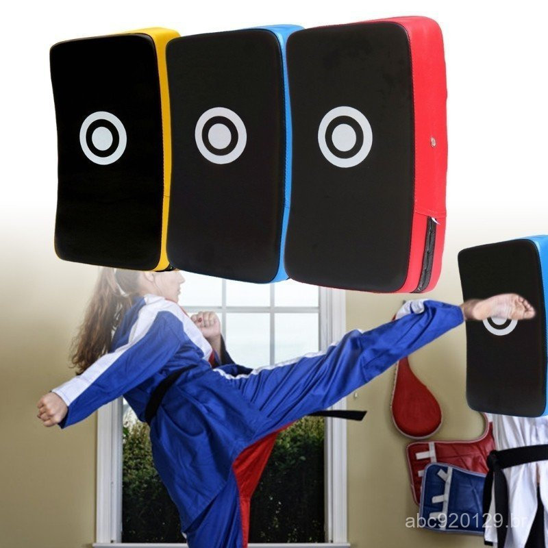 * Taekwondo Kick Pads Karatê Equipamento Treinamento Artes Marciais Chutando Alvos Almofadas