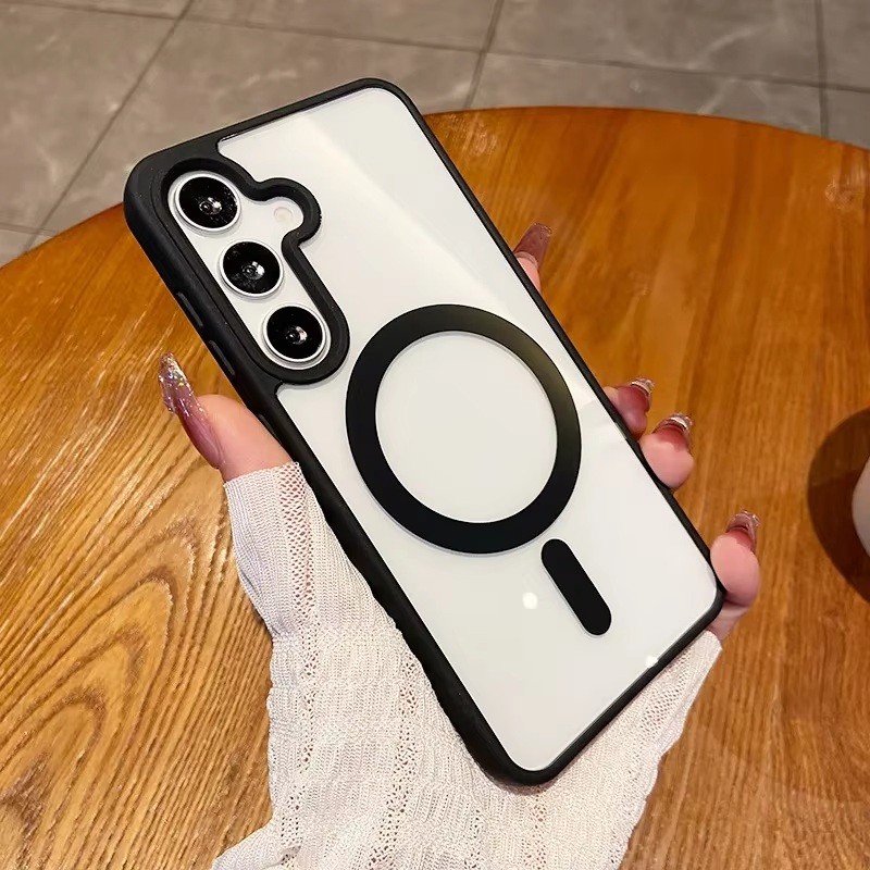 Capa Capinha Para Samsung A06 A07 A15 A16 A17 A25 A35 A54 A55 S26 Silicone Premium Com MagSafe