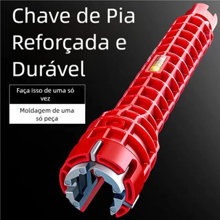Chave Multiuso 8 em 1 para Torneira - Modus para Cano, Pia e Troca Filtro