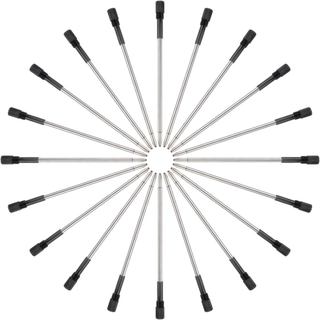 Refis de Caneta YOUMI, 20 Peças, 3,23 polegadas, Refis de Caneta Esferográfica com Topo de Coroa de Diamante Brilhante, 