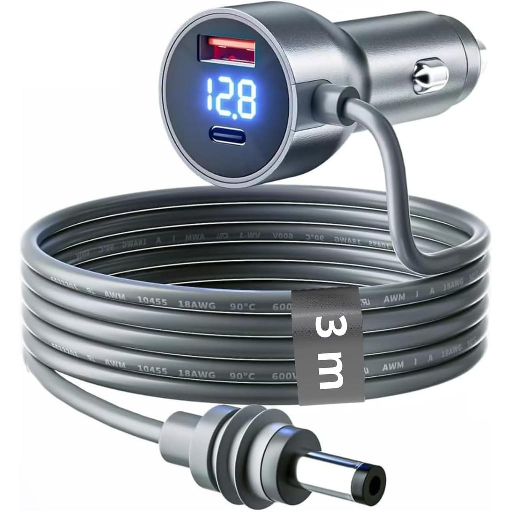 Cabo Veicular Para Starlinkk Mini Carro 12V 24V Compatível Apple Mac E Fonte PD 