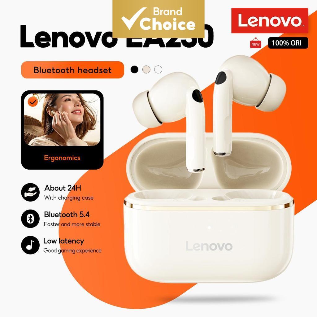 Fones de ouvido Lenovo EA230 TWS LP40 Pro Mini estilo, microfone HD, controle por toque, bateria de longa duração,