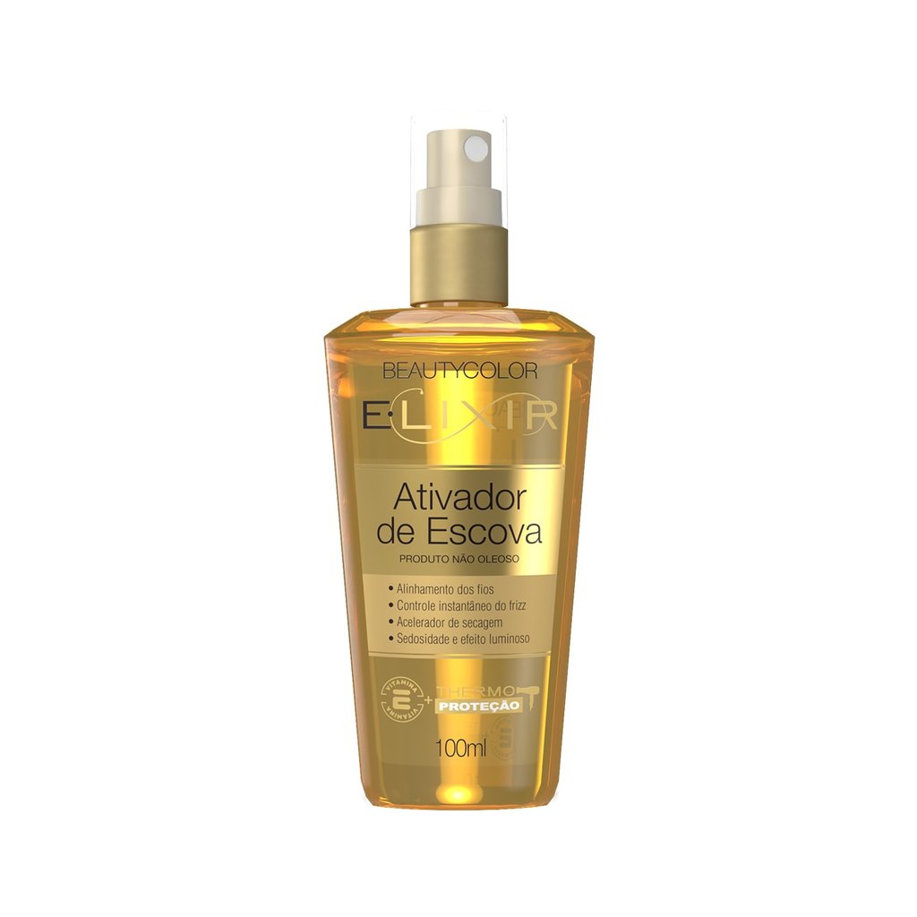 Imagem Ativador de Escova E.lixir BEAUTYCOLOR - Facilita a Escovação, Ação Antifrizz e Proteção Térmica - 100ml