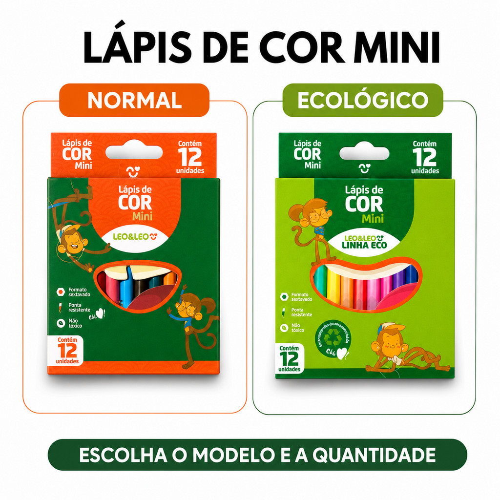 Mini lápis De Cor 12 Cores Lembrancinha Decoração De Festa Kit Lembrancinha — imagem 2 de 2