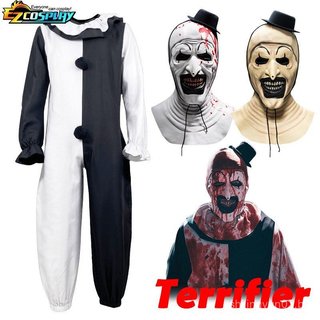 Fantasia de Palhaço para Cosplay de Halloween, Macacão do Palhaço Artista de O Terrifier, Conjunto Completo OYEU