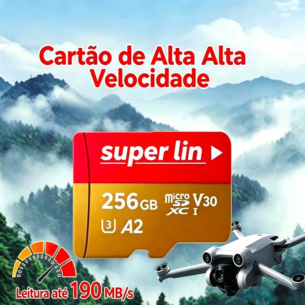 Cartão De Memória Micro SD 8GB 16GB 32GB 64GB 128GB 256GB 512GB 1TB Classe 10 Alta Velocidade Universal