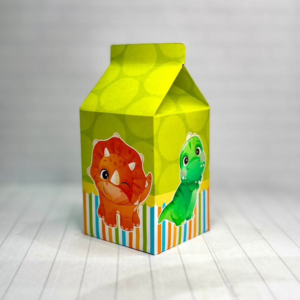Caixinha DINO BABY | Caixa Milk Personalizada  | Mimos Aniversário Lembrancinhas Personalizados Kit Festa