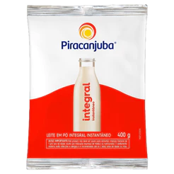 Piracanjuba Leite em pó integral instantâneo integral 400g