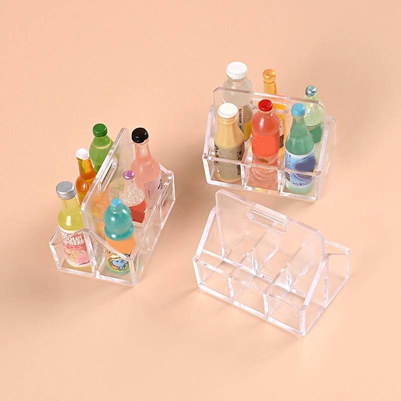 ADAWA 2 Unidades/1 Conjunto Mini Garrafa De Bebida Base De Leite Cena Decoração Comida Brincar Casa De Boneca Modelo De